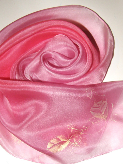 Přání, malba na hedvábí, A5, originální — foto 6