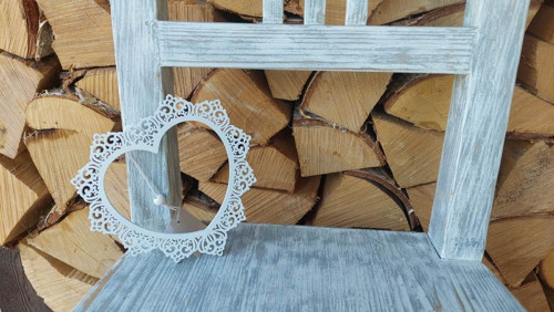 Závěs srdce s ornamenty 15 cm — foto 2