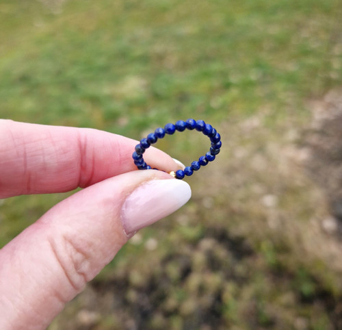 Lapis Lazuli*prsten*0,25 cm — foto 3