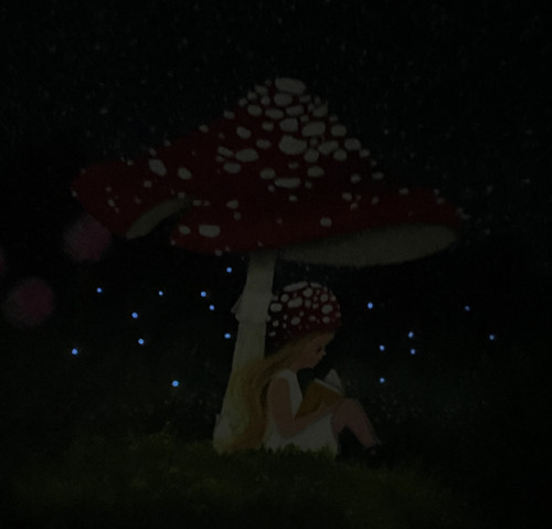 Muchomůrkové děvčátko - 30x30cm — foto 5