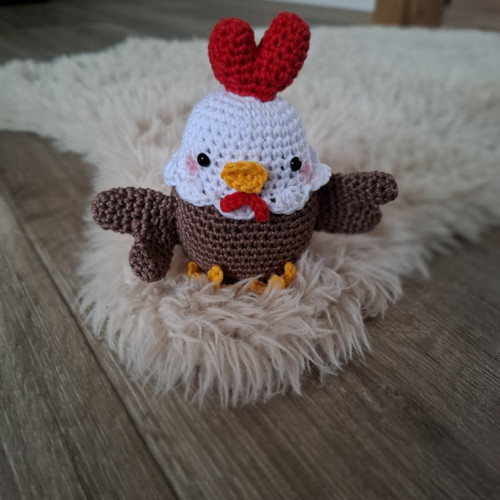 Návod na malou háčkovanou slepičku — foto 3