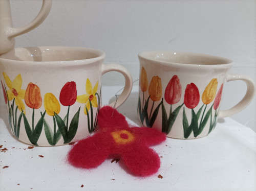 Záhon tulipánů — foto 4