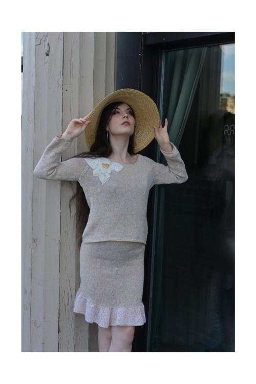 Popis na pletenou sukni Classy — foto 2