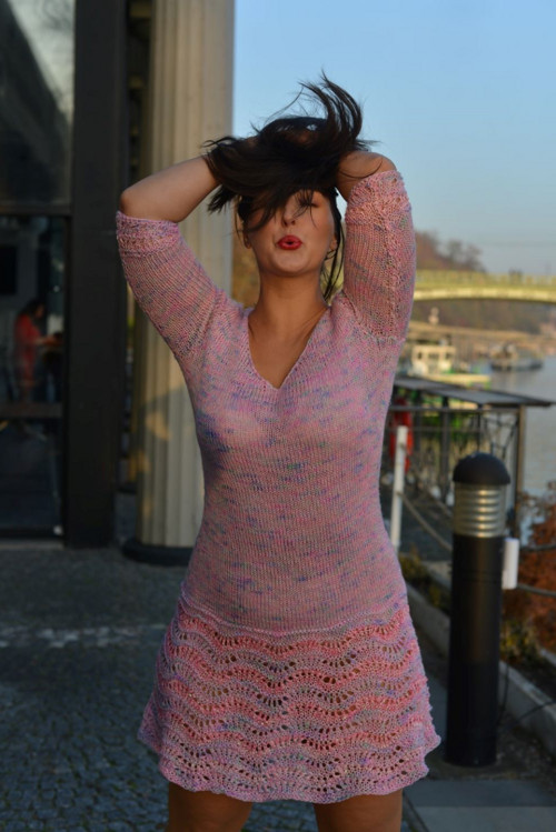 Popis na pletené šaty Princess — foto 2