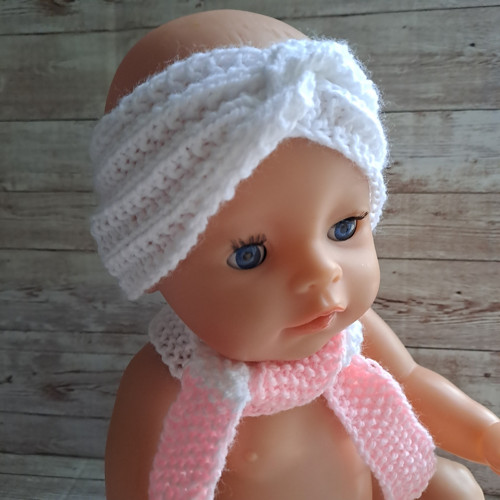 Baby Born 43 cm - čelenky a šála — foto 3