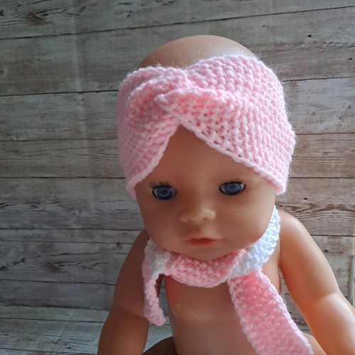 Baby Born 43 cm - čelenky a šála — foto 2
