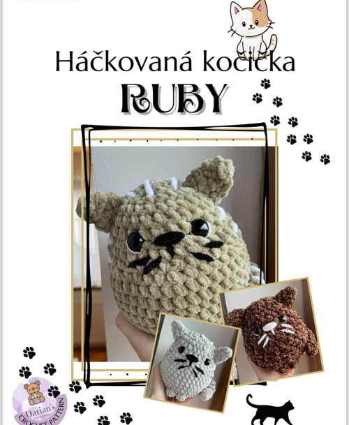 Háčkovací MYSTERY BOX - kočička RUBY — foto 6