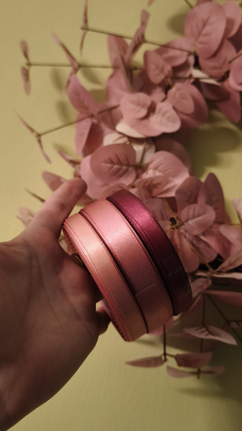 Pink Eucalyptus věnec originální trvanlivý — foto 5