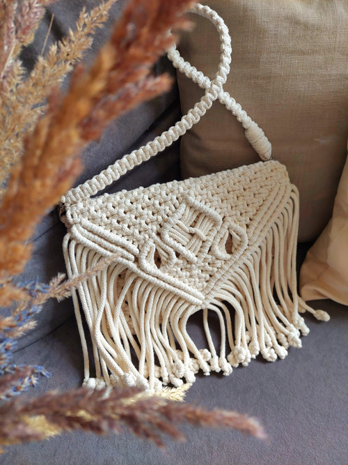 Macramé kabelka/psaníčko "VIERA" — foto 4