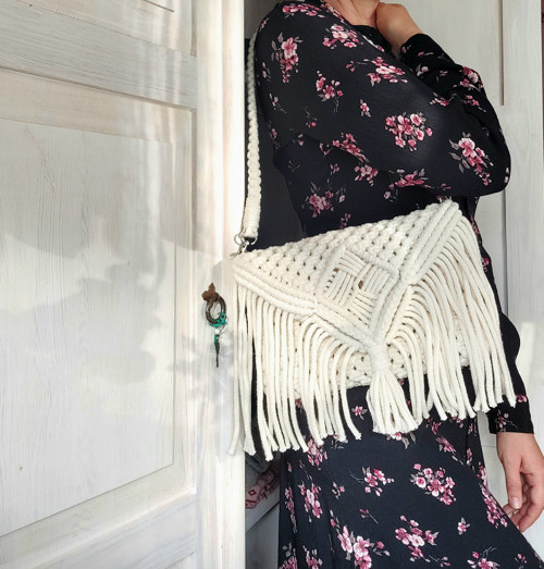 Macramé kabelka/psaníčko "VIERA" — foto 5