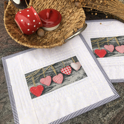 Prostírání se srdíčkem 32x29 cm — foto 4