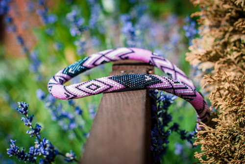 Korálkový náhrdelník Pink Jeans — foto 5