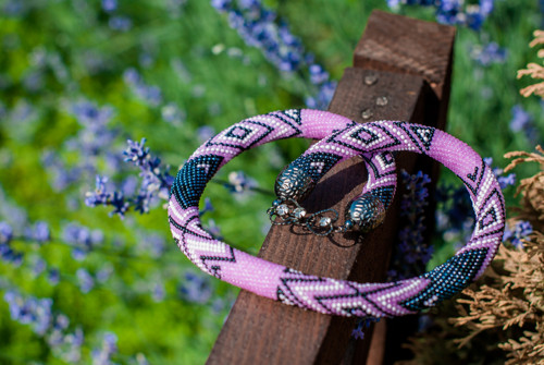 Korálkový náhrdelník Pink Jeans — foto 6