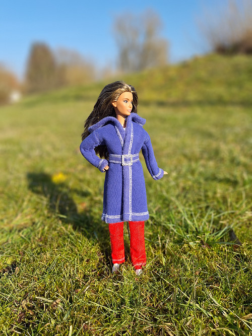 Barbie kabátek s páskem - č-3 — foto 2