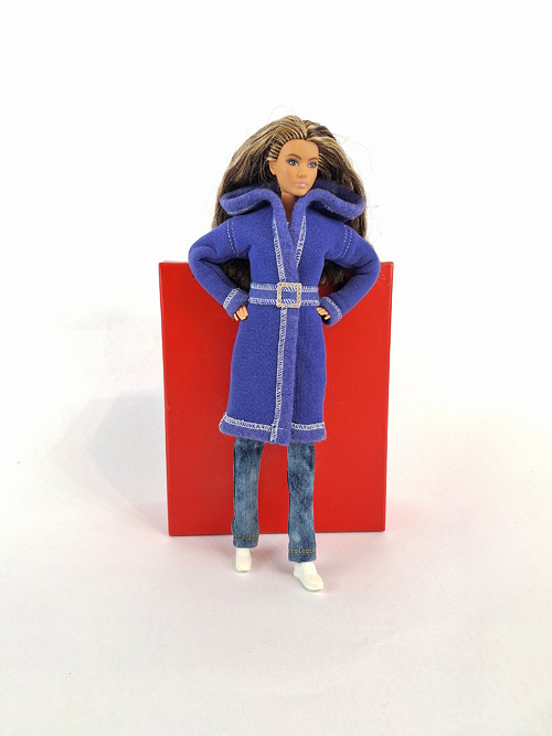 Barbie kabátek s páskem - č-3 — foto 5