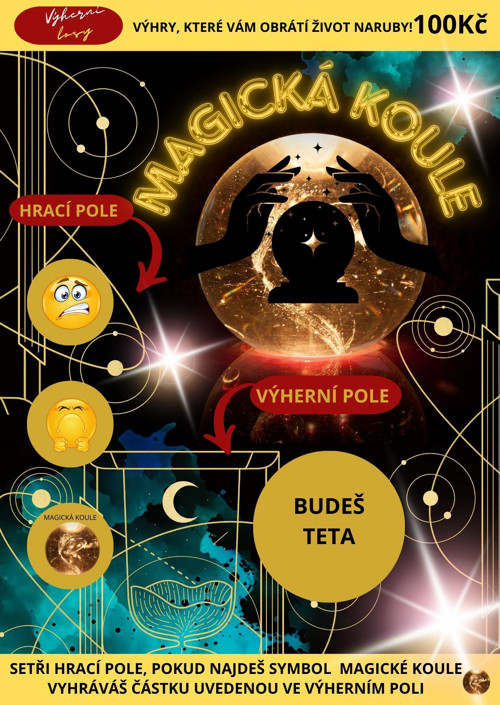 Stírací los" BUDEŠ TETA" — foto 2