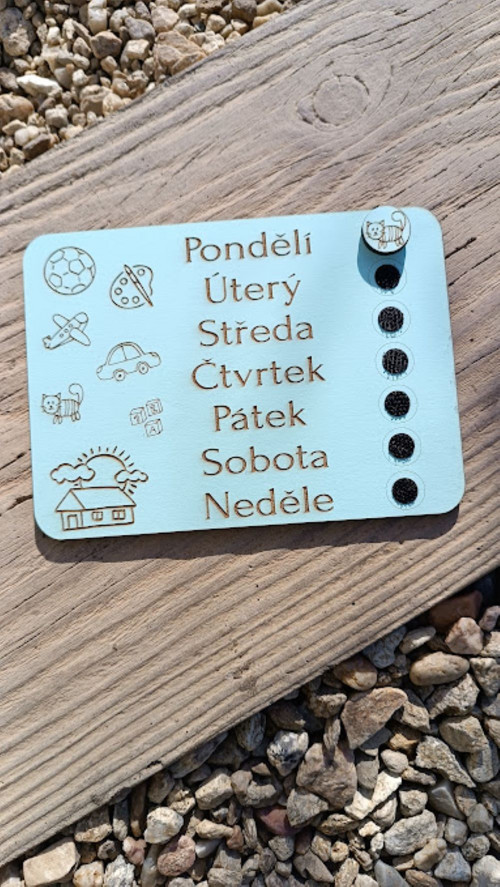 Tabulka dny v týdnu — foto 3