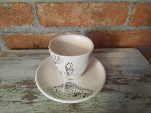 Espresso šálka - vrstevnice — foto 3