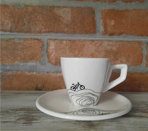 Espresso šálka - vrstevnice — foto 2