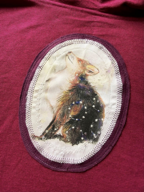 "Pink Fox", UPCYKLING bolerko — foto 2