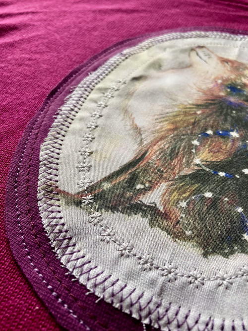 "Pink Fox", UPCYKLING bolerko — foto 4