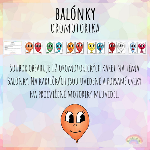 Balónky, oromotorika — foto 2