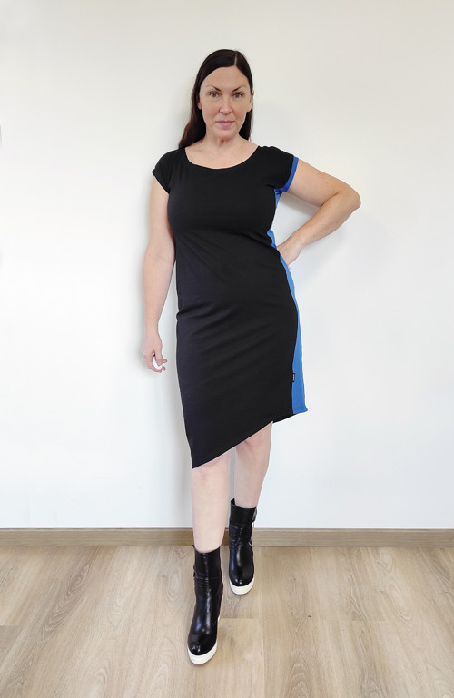 Asymetrické šaty Vera — foto 2
