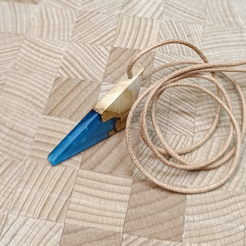 Přívěsek modrý metal No. 1306 — foto 2