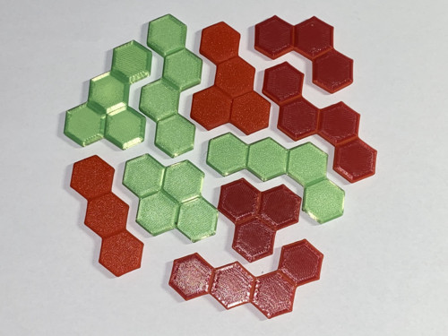 Hra - puzzle hexagon — foto 2