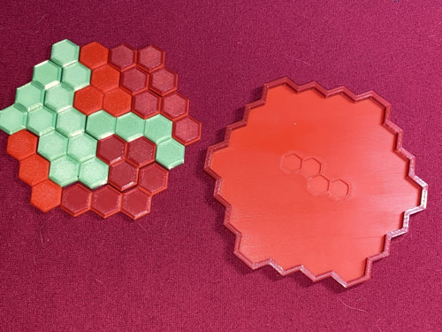 Hra - puzzle hexagon — foto 3