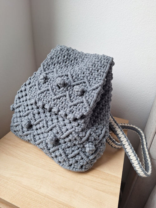 Macramé batůžek — foto 3