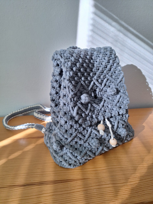 Macramé batůžek — foto 6