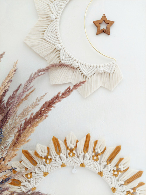 Set macramé mandal "LUNA" a "ORIANA" — foto 2