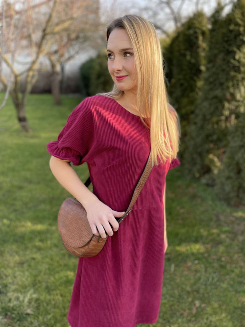 Manšestrové šaty ADRIANA S/M — foto 2