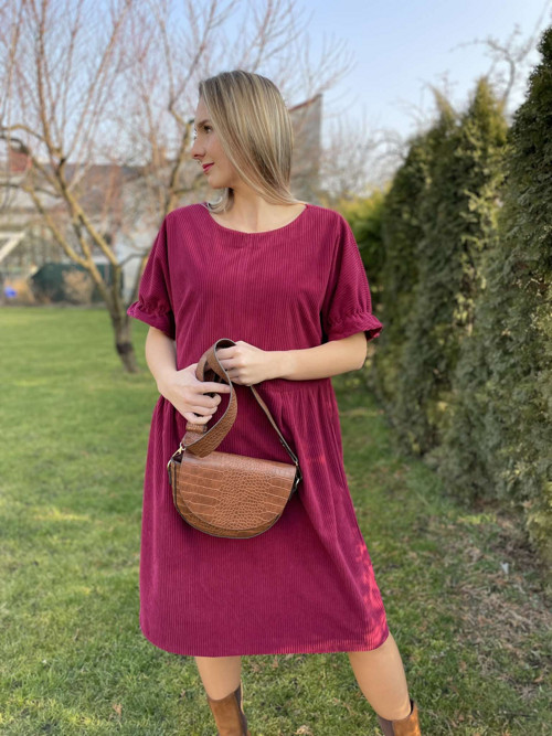 Manšestrové šaty ADRIANA S/M — foto 5