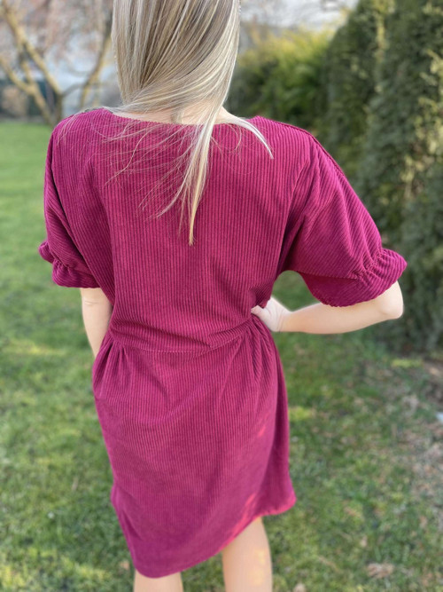 Manšestrové šaty ADRIANA S/M — foto 4