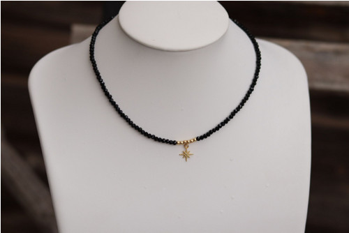 Náhrdelník choker spinel — foto 3