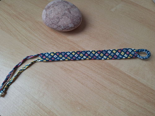 Macramé náramek pastelový — foto 5