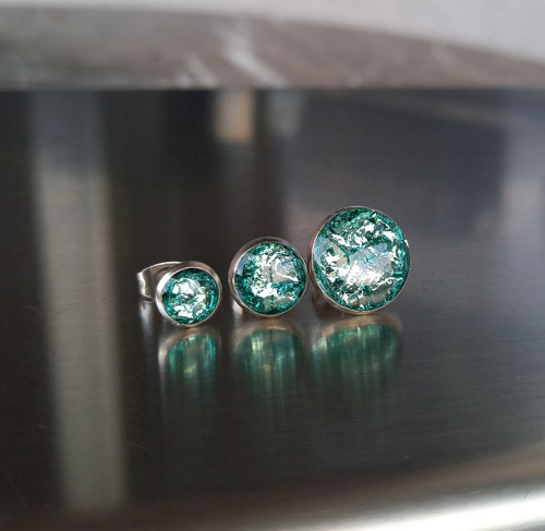 Světle tyrkysové mintky 8 mm — foto 2