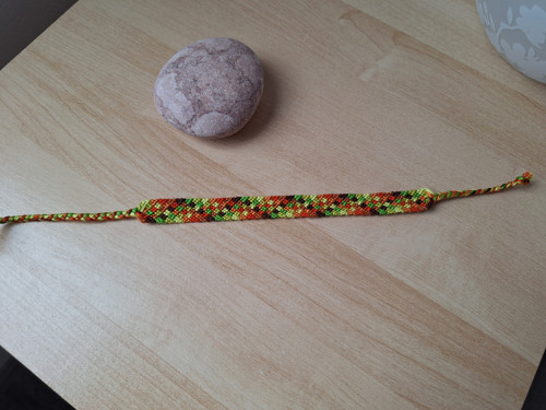 Macramé náramek podzimní oboustranný — foto 5