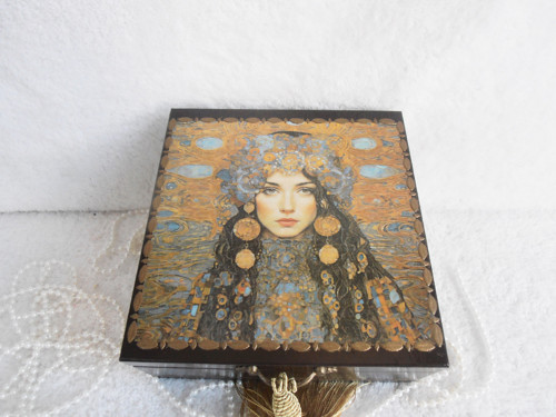 Dřevěná krabička -Klimt — foto 2