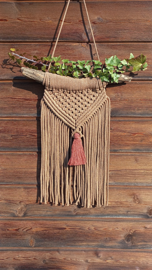 Macramé v přírodním tónu — foto 2
