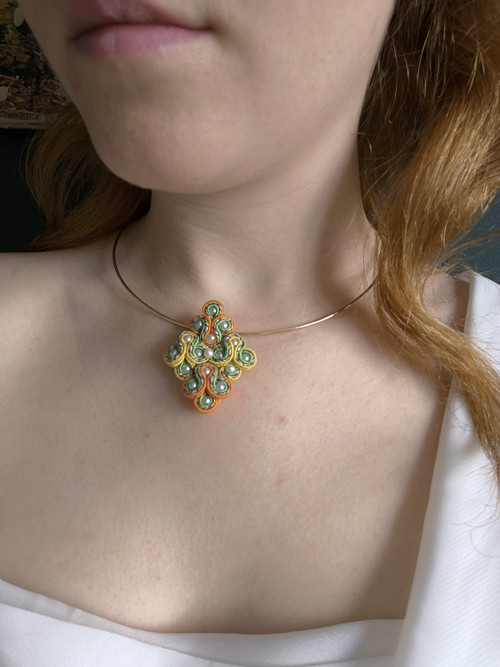Soutache náhrdelník — foto 4
