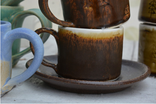 Porcelánový tmavý lesík, 110 ml — foto 3