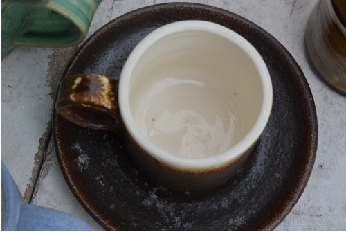 Porcelánový tmavý lesík, 110 ml — foto 2