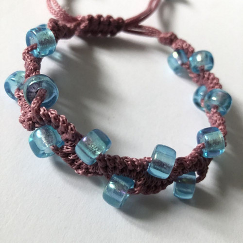 Macramé azuro nárameček — foto 5