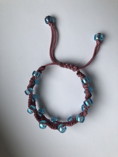 Macramé azuro nárameček — foto 4