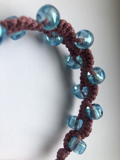 Macramé azuro nárameček — foto 3
