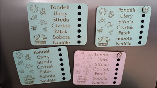 Tabulka dny v týdnu — foto 4