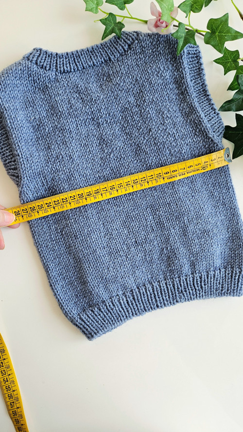 Dětská pletená vesta Denim — foto 6